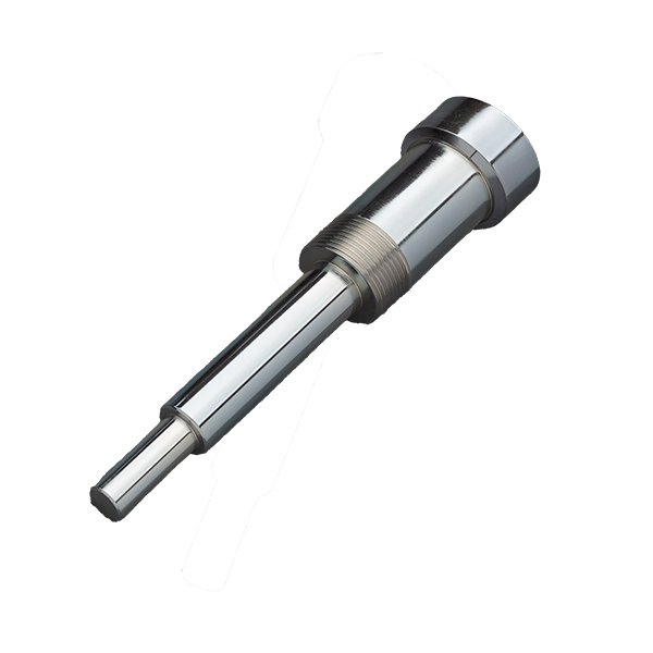 Example of a trivalent chromated turned part manufactured with meviy.
