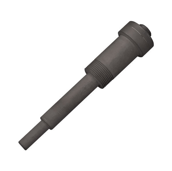 Example of a salt bath nitrided turned part manufactured with meviy.