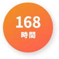 168時間